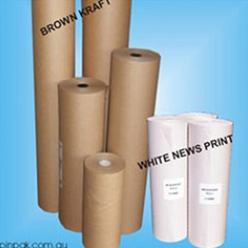 Brown Kraft, White Newsprint