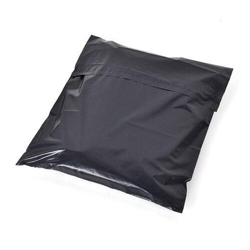 Plain Black Courier Bags