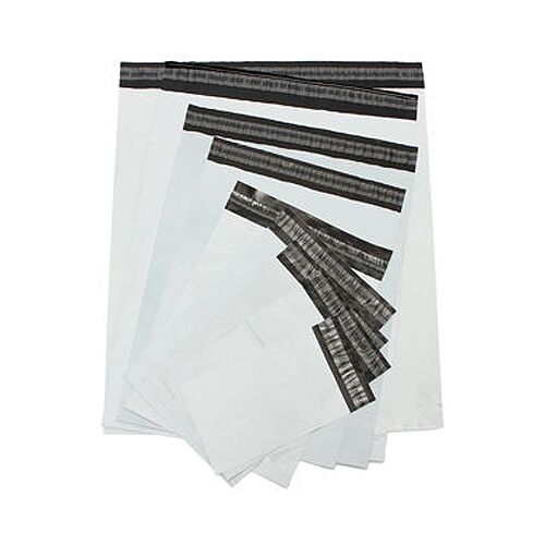 Plain White Courier Bags