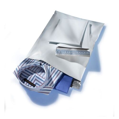 Plain White Courier Bags